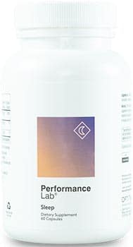 A bottle image for this Performance Lab Sleep Review