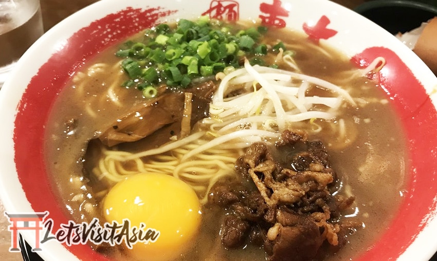 A bowl of Ramen Todai's ramen in Kyoto Ramen Koji