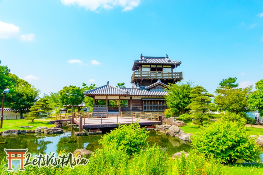 The Ikeda Castle Site Park that is near the cup noodle museum in Osaka