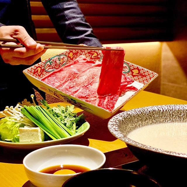 One of the best shabu shabu restaurants in Tokyo called Momo Paradise